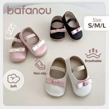 Spring bow baby velvet shoes kids girls casual accessories wear baby girls cute shoes bafanou X1009 S(11cm) белый