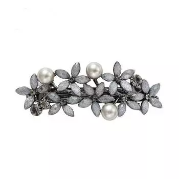 Spring Clip Small Hairclip Updo Headdress Flowers Simple Hair Clip 2.8*7cm