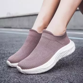 Весенние пары носков Fly-Woven Обувь Спортивная обувь Повседневная обувь Мужская обувь больших размеров Женская обувь 36 розовый