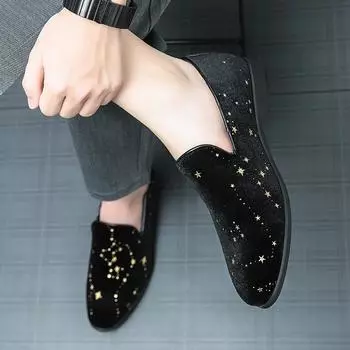 Spring Fashion Design Men Comfortable Reverse Fleece Leather Pointed Men s Shoes Classic Black Style Men s Exclusive Lefu Shoes 38 чёрный