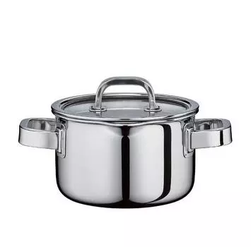 SPRING FINESSE2+ кастрюля для мяса со стеклянной крышкой 16 см 2.0 литров INDUCTION