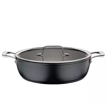 SPRING gourmet кастрюля MERIDIAN с антипригарным покрытием со стеклянной крышкой 28 см 4.0 литров INDUCTION