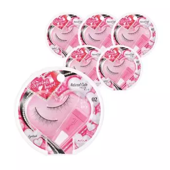 Spring Heart Eyelash 1SH1352 x 6 pieces #02