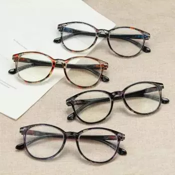 Spring Hinge Frame Computer Eyeglasses Presbyopia Eyeglasses Reading Glasses Hyperopia Eyewear black&coffee-150