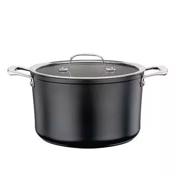 SPRING кастрюля для мяса MERIDIAN с антипригарным покрытием со стеклянной крышкой 24 см 5.8 литров INDUCTION