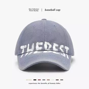 Весенняя мода с граффити в виде букв, универсальная мужская европейская и американская кепка, женская бейсболка с загнутыми полями и мягким верхом Adjustable