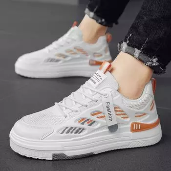 Spring men s shoes 2024 new black mesh shoes kitchen mesh summer board shoes work non-slip waterproof chef tide shoes 39