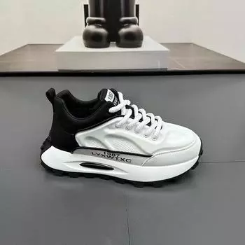 Spring men s shoes 2025 new ultra-light soft sole heightening versatile men s casual shoes casual sports popular dad shoes 39