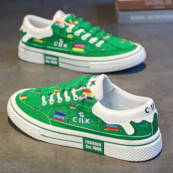 Spring new board shoes men s casual Korean version breathable low-top canvas shoes student versatile cloth sports youth tide 39