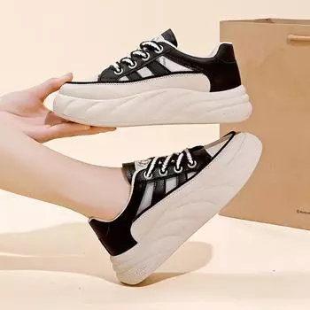 Spring New Fashion Women s Shoes Soft Sole Casual Versatile Leather Sandals Little White Shoes Summer 37