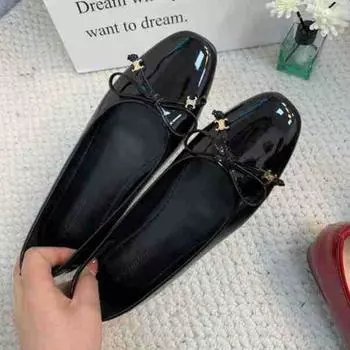 Spring new high-heeled single shoes, small inner height increase 5CM word buckle camellia leather Mary Jane shoes women 34