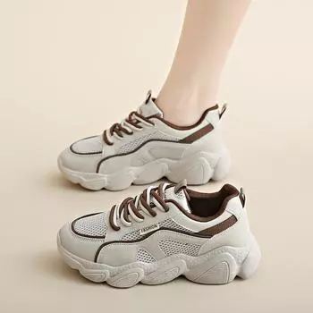Весенние новинки, женские кроссовки на платформе Ins Dad, повседневная обувь для уличной стрельбы 35