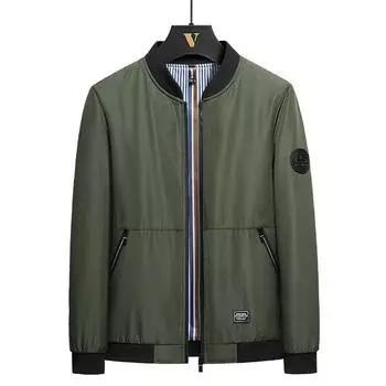 Spring New Jacket Jacket Men s Spring and Autumn Korean Version Trendy Handsome Casual Jacket Men s Trendy Baseball Collar M