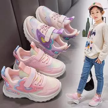 Весенние новые легкие кроссовки для девочек, удобные кроссовки для студентов с мягкой подошвой 26