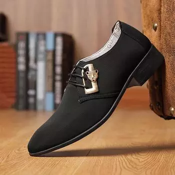 Spring new men s cloth surface 45 leather shoes Korean version large size 46 casual leather shoes 47 breathable shoes men 48 38 чёрный