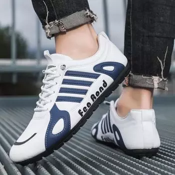 Spring new men s shoes simple and fashionable men s casual shoes foreign trade youth trendy outdoor men s sports shoes 39 чёрный
