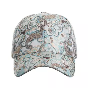 Spring new outdoor ethnic style totem baseball cap men s and women s sunshade fashionable versatile fashionable cap синий