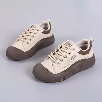 Spring new soft-soled versatile platform-soled sports shoes little white shoes niche casual women s shoes 35