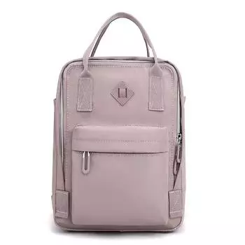 Spring new women s fashion trend backpack large capacity anti-splash backpack outdoor travel handbag фиолетовый