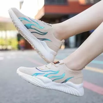 Spring New Women s Shoes Fashionable and Trendy Shoes Casual Sports Walking Shoes Personalized Running Shoes for Female Students 35 белый