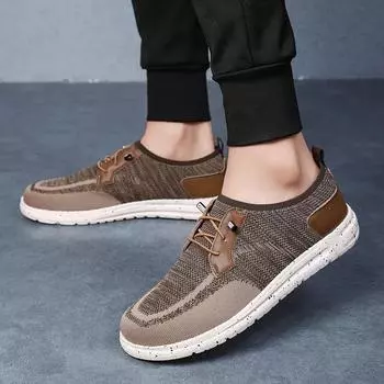Весна Новейшая Мода Мужские Кроссовки Роскошные Холщовые Туфли Легкая Повседневная Обувь Уличная Дышащая Обувь для Ходьбы Обувь-Слипоны для Ленивых 42
