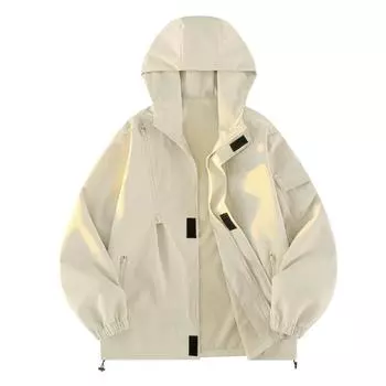 Весенняя уличная трендовая спортивная куртка с капюшоном, постепенно меняющийся дизайн, универсальная повседневная куртка для пар S