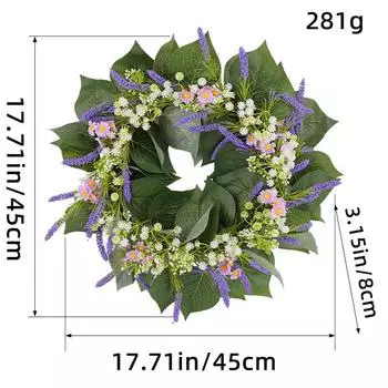 Spring Simulation Flower Dead Branch Wreath Wreath Outdoor Courtyard Wedding Decoration Shooting Props