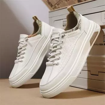 Spring student casual board shoes men s color matching low-top leather white shoes outdoor sports one-pedal lazy shoes 39