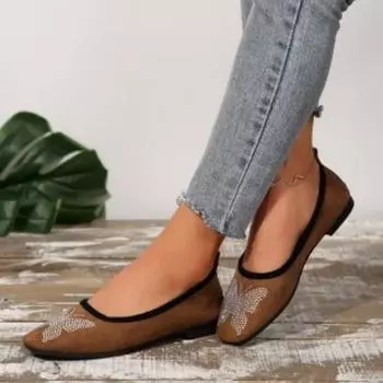 Spring summer new breathable mesh yarn shoes lace light sweet mouth soft breathable flat shoes bottom hollow out cloth shoes 36 чёрный