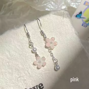 Spring/Summer Women s Fairy Tassel Gradient Flower Earrings - Colorful & Exquisite Design