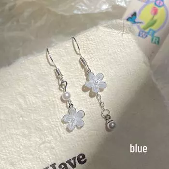 Spring/Summer Women s Fairy Tassel Gradient Flower Earrings - Colorful & Exquisite Design