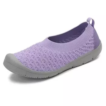 Spring summer women s flat casual sneakers Mom Loafer walking training non-slip fitness shoes for the elderly 35