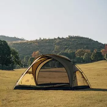 Springhill Shelter Dome Водонепроницаемый и 210D с дымоходом Сумка для хранения Палатка для скалолазания Раскладная палатка, Палатка, Палатка, Легкая, Отдельно стоящая, Ветрозащитная,