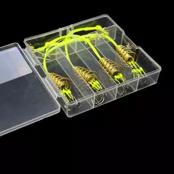 Springs Fishing Tools Anti Winding Explosion Hooks Fishing Bait Hooks Fishinghooks Explosion Fishing Hooks Lure Trap Hooks 10