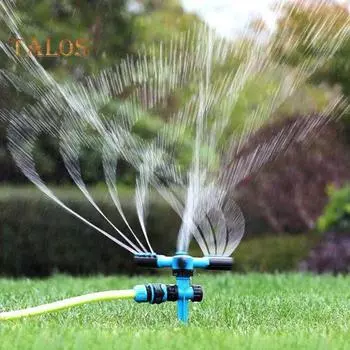 Спринклер для газона с колышком, конструкция с 3 рычагами, большая площадь покрытия, герметичная, регулируемая, простая установка, спринклер для сада и двора зелёный