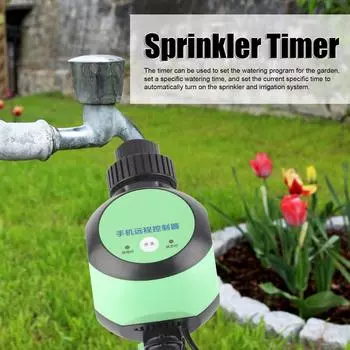 Таймер спринклера Wi-Fi Таймер воды Автоматический садовый таймер воды Wi-Fi Bluetooth 5G Контроллер с двойным управлением Мобильный таймер дистанционного полива 100240 В AU Plug зелёный