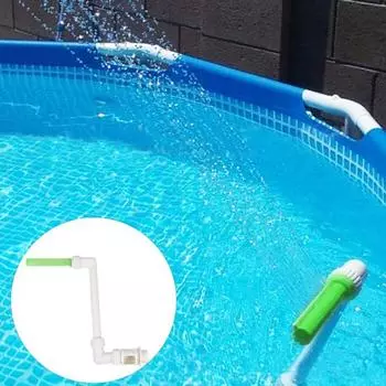 Спринклерная насадка для фонтана для бассейна. Регулируемый поток воды. Шланг не требуется. Простая установка. Поворотная насадка-аэратор. B