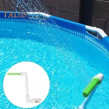 Спринклерная насадка для фонтана для бассейна Регулируемый поток воды Шланг не требуется Простая установка Поворотная насадка для аэратора Принадлежности для пруда B