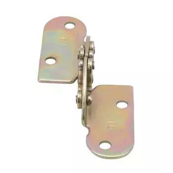 Спрятанный мебелью складной шарнир дверной шарнир металла 180 градусов для обеденного стола None золотистый