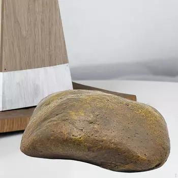 Спрятать держатель для хранения запасных коробок с поддельным камнем для геокэшинга Style B