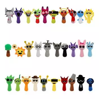 Sprunki 2025 Cross-border Plush Rhythm Box Игрушка Кукла Игровой Аксессуар