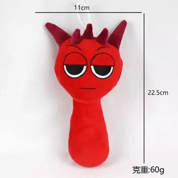 Sprunki Incredibox Series Мягкие плюшевые игрушки Микро-игра ужасов Мягкие плюшевые куклы Рождественский подарок 1#