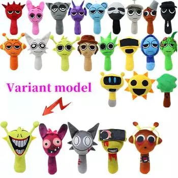 Sprunki Incredibox Series Мягкие плюшевые игрушки Микро-игра ужасов Мягкие плюшевые куклы Рождественский подарок 1#