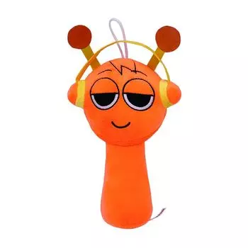 Sprunki плюшевая игрушка 25 см Sprunki мягкая игрушка кукла ужасная игра мягкая игрушка мягкая игрушка подушка фигурка кукла взрослый рождественский подарок на день рождения для оранжевый