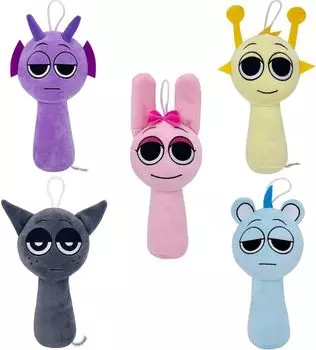 Sprunki плюшевая игрушка 25 см Sprunki мягкая игрушка кукла ужасная игра мягкая игрушка мягкая игрушка подушка фигурка кукла взрослый рождественский подарок на день рождения для