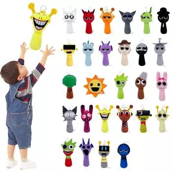 Sprunki Плюшевые игрушки Игра ужасов Incredibox Plushie Мультфильм Милые Мягкие Мягкие Подушки Игрушки Для Детей Подарки На День Рождения Рождественские