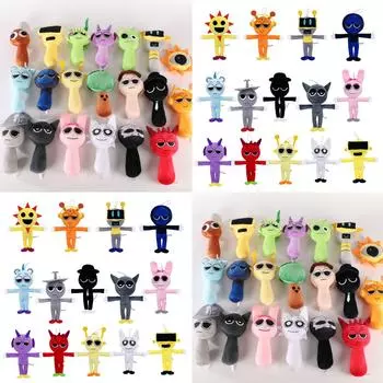 «Sprunki Rhythm Box Plush Doll — Игровая игрушка для трансграничных игр» 20cm