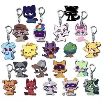 Sprunky акриловый брелок-подставка набор из 20 игр ужасов Doujin окружение Moe Товары милые украшения украшения косплей аксессуары день рождения годовщина