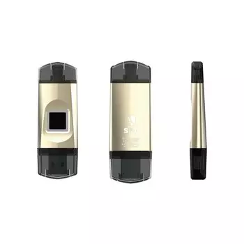 SPT iSecure Master Оснащен ключом безопасности шифрования с использованием аутентификации по отпечатку пальца Оснащен множеством дополнительных совместимых функций