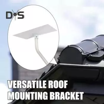 Спутниковый кронштейн для крепления на крыше, высокопрочный, универсальный, простой монтаж, кронштейн для крепления адаптера трубы, антенный кронштейн для Starlink Gen 3 белый